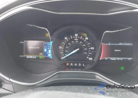 2017 Ford Fusion Hybrid Titanium из США, поврежденный, VIN 3FA6P0RU0HR317547